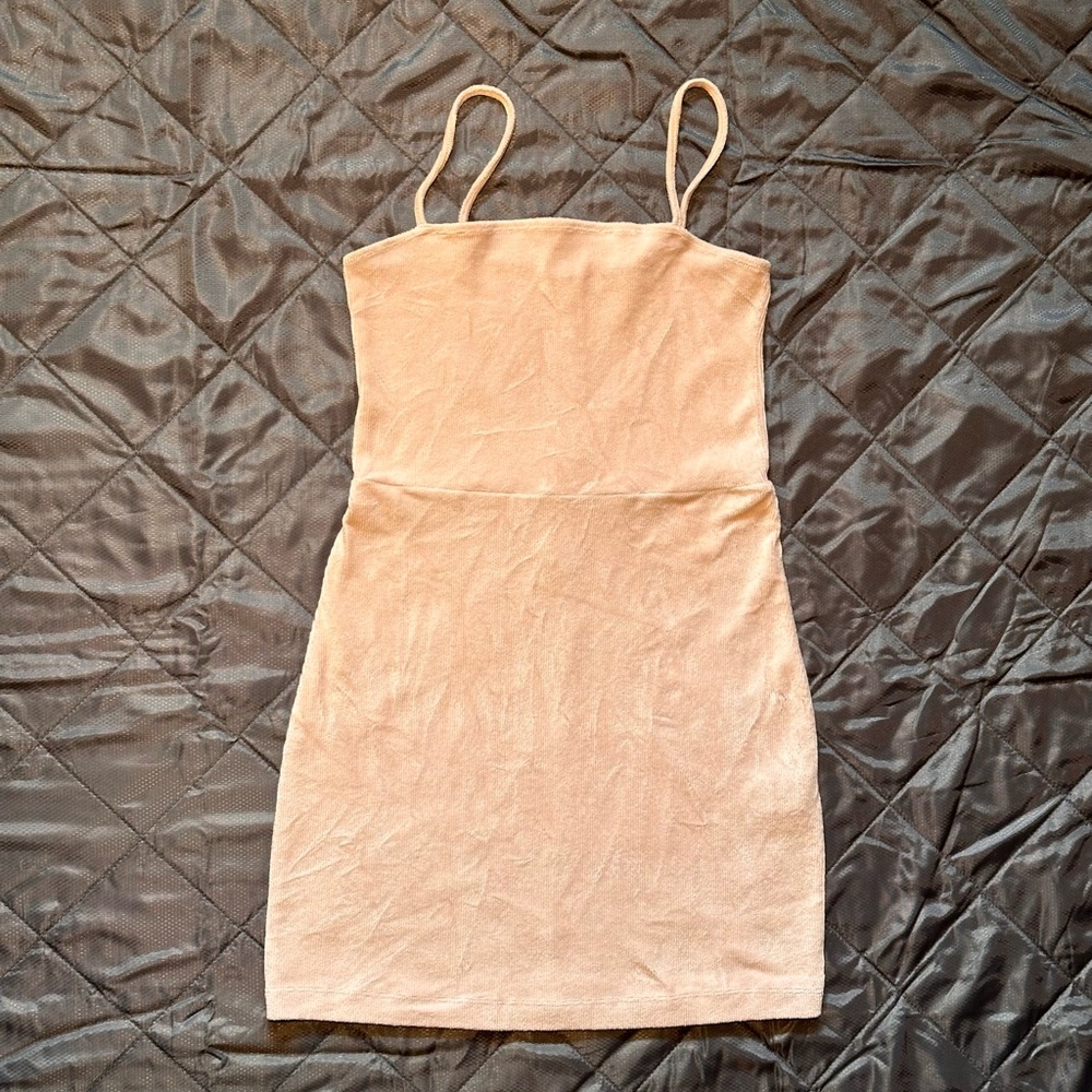 Forever 21 Pink Corduroy Mini Dress
